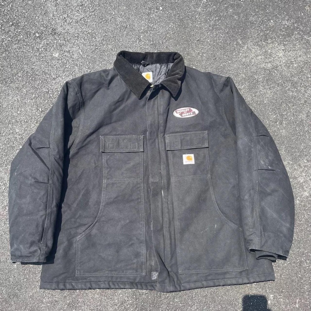 Vintage Carhartt Canvas Workwear Quilted Lined Arctic Coat Jacket Size 3XL